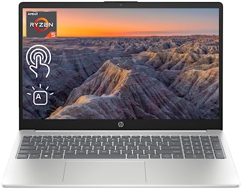 Ordinateur portable HP 2023, écran tactile HD 15,6", AMD Ryzen 5 7530U (Beats i7-1165G7), 12 Go de RAM, SSD PCIe 512 Go, webcam, Ko rétroéclairé, HDMI, Type-C, Wi-Fi 6, Windows 11 Famille, Argent, Accessoires KKE
 Fiche Technique et Prix au Maroc