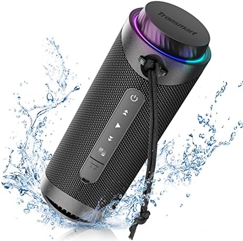 Tronsmart T7 Enceinte Bluetooth Portable, 30W Haut-Parleur avec lumière LED, Étanche IPX7, Basses Puissantes avec Son Stéréo Haute Fidélité à 360°, Haut-Parleur Extérieur sans Fil avec Égaliseur
 Avis, Fiche Technique et Prix au Maroc