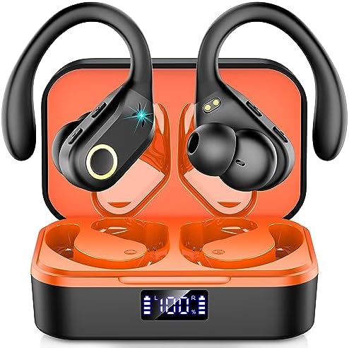 Ecouteurs Bluetooth sans Fil, Ecouteurs sans Fil avec 5.3 Bluetooth, Casque Bluetooth avec HiFi Stéréo, 60H et Affichage LED, Étanche IP7 pour Sport, Appairage Automatique, À l'aise, Oreillette
 Avis, Fiche Technique et Prix au Maroc