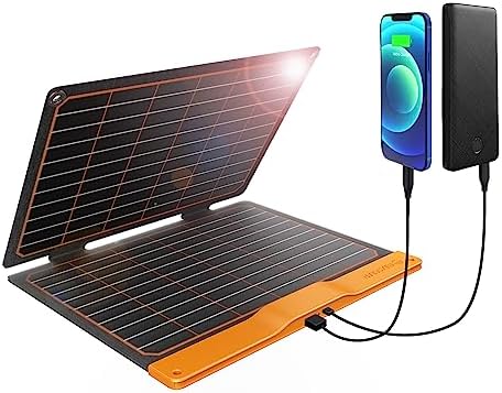 Petit chargeur de panneau solaire USB 20 W 15 W USB-A PD2.0 USB-C pliable, portable, léger, panneau d'alimentation ETFE, étanche IP67, randonnée, camping, sac à dos pour téléphones, batteries, tablettes, banque d'alimentation
 Fiche Technique et Prix au Maroc