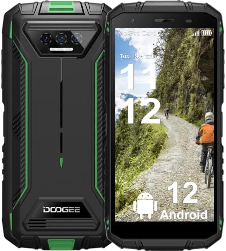 DOOGEE Téléphones robustes débloqués 2023, S41, 4G Dual Sim, téléphone robuste Android 12, batterie 6300 mAh, écran HD 5,5", téléphone robuste, 6 Go + 16 Go SD 1 To, étanche IP68, téléphone Android de qualité militaire, GPS
 Fiche Technique et Prix au Maroc