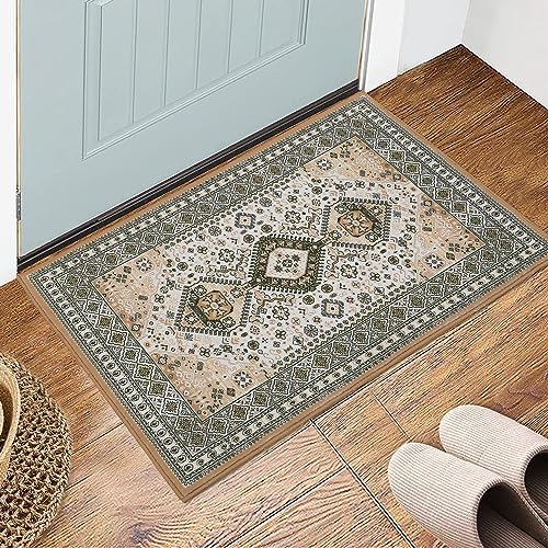 IMINROME Tapis lavable 2 x 3 cm, style bohémien, à poils courts, antidérapant, pour entrée, couloir, salle de bain, bohème vintage, pour cuisine, chambre à coucher, salon, 60 x 90 cm
 Fiche Technique et Prix au Maroc