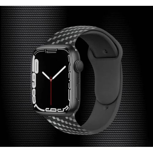 Bracelet de rechange en  fibre de carbone pour Apple Watch 42/44/45/49mm [sans montre]
 Fiche Technique et Prix au Maroc