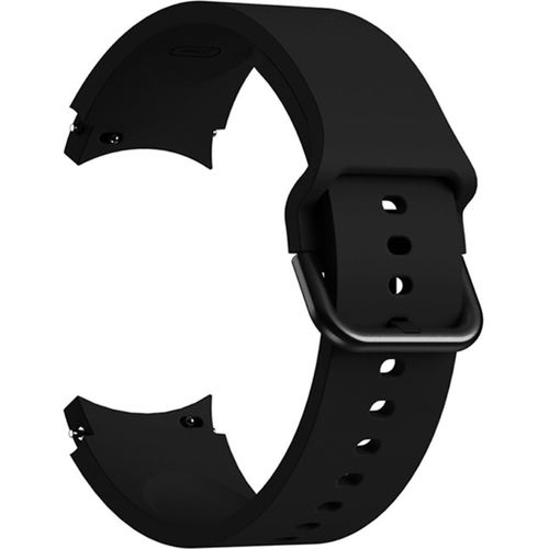 Bracelet de rechange en silicone 20mm Noir pour Samsung Galaxy Watch 4 40/44mm / Watch 4 Classic 42/46mm
 Fiche Technique et Prix au Maroc