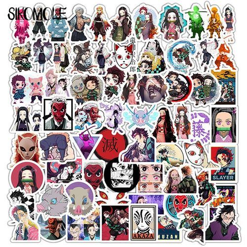 Cartoon Demon Slayer Kimetsu No Yaiba Anime Stickers Cosplay Tanjirou Nezuko LOT/50 pcs
 Fiche Technique et Prix au Maroc