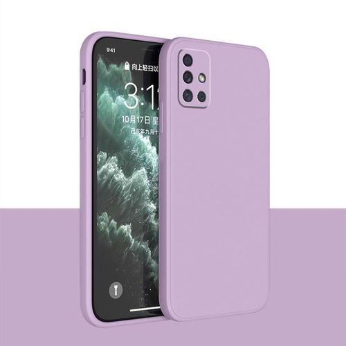 Case Coque Silicone Liquide pour Samsung A51Mauve
 Fiche Technique et Prix au Maroc