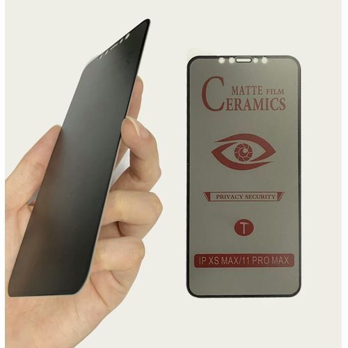 Ceramics 1  incassable fumé protecteur d'écran céramic -pleine confide ntialité pour iPhone 12 pro max/Anti espion-anti rayure  haute définition-[Protection de la vie privée] [incassable de qualité verre trempé anti-rayu-anti scratchres anti
 Fiche Technique et Prix au Maroc