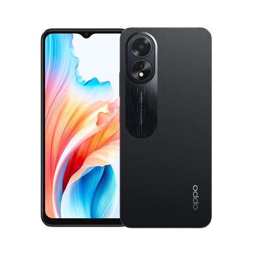 Oppo A18 (4Go+128Go) - 90Hz Ecran Sunlight-5000mAh -RAM+ jusqu'à 4Go - Glowing Black
 Fiche Technique et Prix au Maroc