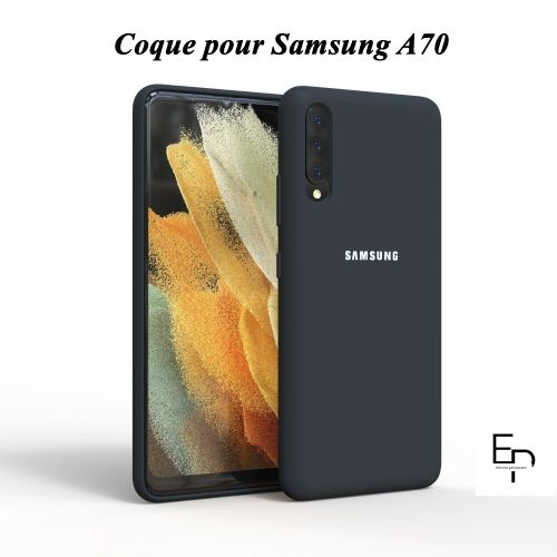 Pochette Pour Samsung A70 en Silicone Et Dane de qualité
 Fiche Technique et Prix au Maroc