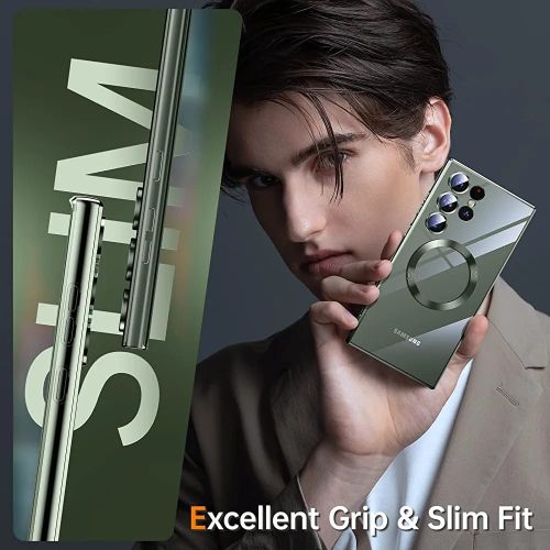 QUIVANA Pochette pour Samsung S22 Ultra Magsaf vert
 Fiche Technique et Prix au Maroc