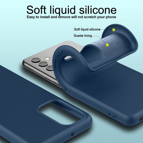 Samsung Galaxy A32s Protection Étui Antichoc Silicone Bleu
 Fiche Technique et Prix au Maroc