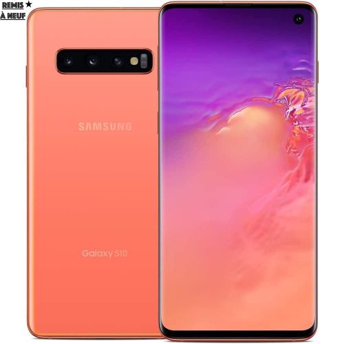 Samsung Galaxy S10 ( 128 Go / 8 Go ) Flamingo Pink - Ecran 6.1" inch - Remis a neuf
 Fiche Technique et Prix au Maroc