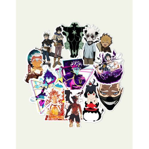 Stickers Black-Clover (12pièces) Décoration PC Portable - autocollant réfrigérateur
 Fiche Technique et Prix au Maroc