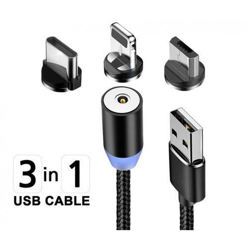 câble magnétique 3 IN 1 Micro usb  TypeC  iphone
 Fiche Technique et Prix au Maroc