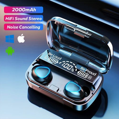 Écouteurs sans fil Bluetooth 5.1 M10 TWS, oreillettes HIFI stéréo, étanches,
 Fiche Technique et Prix au Maroc