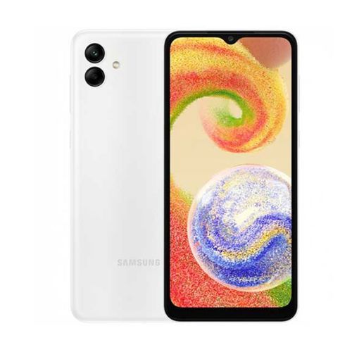 Samsung Galaxy A04 - 6.5" - 4GB RAM + 64GB ROM - 50MP - White
 Fiche Technique et Prix au Maroc