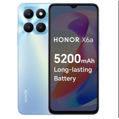 Honor X6A   (4GB -128GB) Helio G35 -5200 mAh - 50 MP- NFC- SILVER
 Fiche Technique et Prix au Maroc