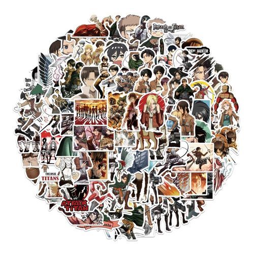 Stickers-10pcs dessin Anime Attaque Des Titans autocollants imperméable
 Fiche Technique et Prix au Maroc