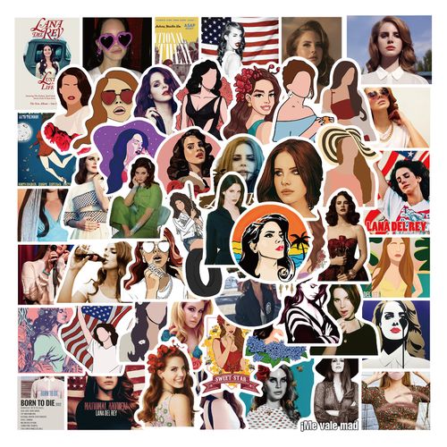 Lana Del Rey Stickers Born To Die Honeymoon Paradise netflix tv series films lot de 25 pcs
 Fiche Technique et Prix au Maroc
