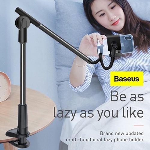 Baseus Support pour téléphone bras Long réglable pliable pour Bureau et lit, bras Long Flexible
 Fiche Technique et Prix au Maroc