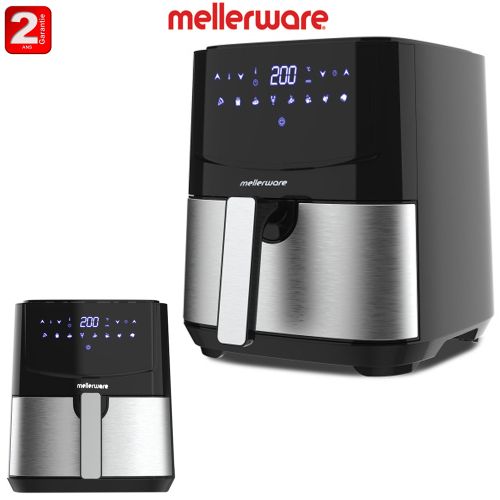 Mellerware Friteuse à air sans huile AIR FRYER MDF5S DIGITAL 8programmes5L-2ans de garantie
 Fiche Technique et Prix au Maroc
