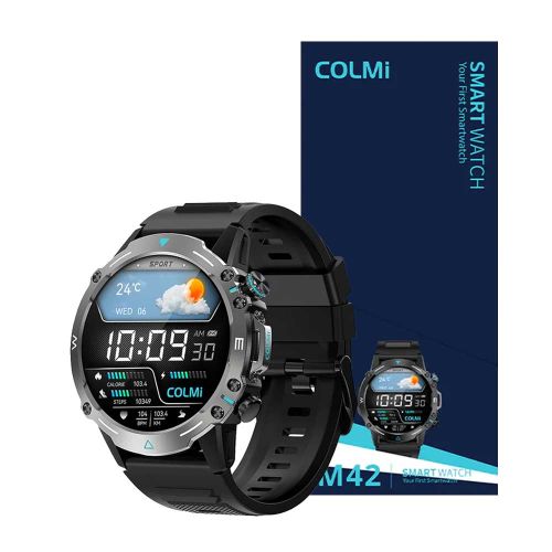 Colmi Smartwatch M42 pour hommes et femmes, AMOLED 1.43,appel vocal, résistance d'eau
 Fiche Technique et Prix au Maroc