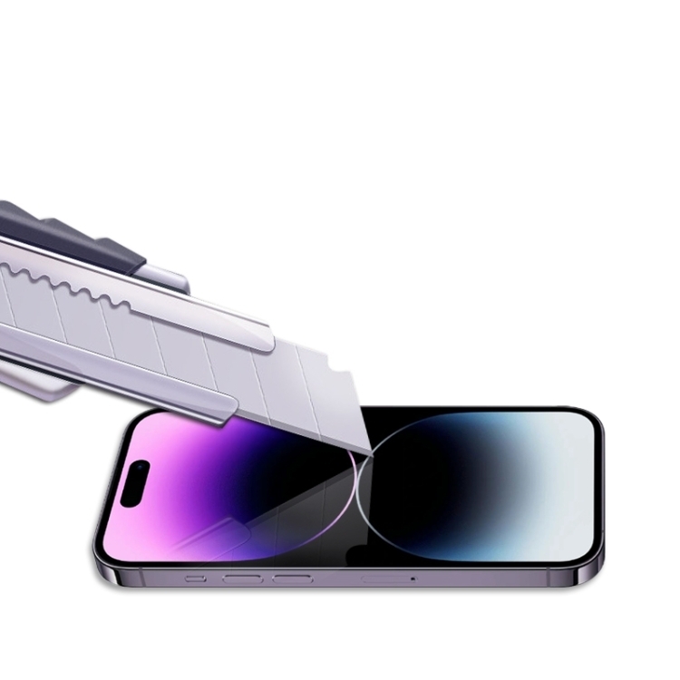 Pour iPhone 15 Pro Max 2.5D Full Glue Full Cover Protecteur d'écran en verre trempé - 3