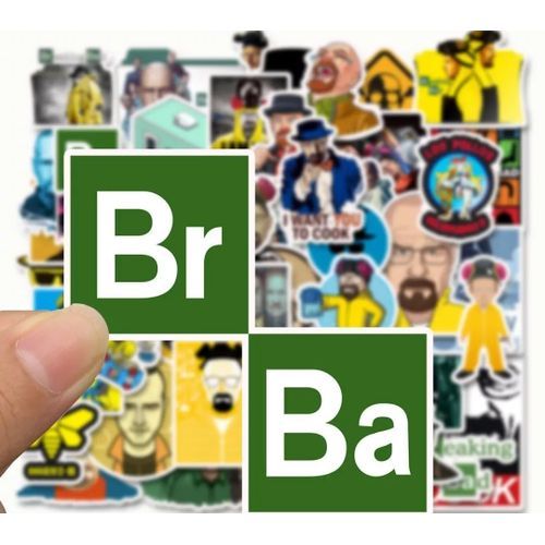 Stickers waterproof Breaking Bad pour à coller sur le skateboard, guitare, réfrigérateur, bagages et pc
 Fiche Technique et Prix au Maroc