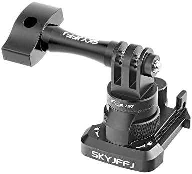 SKYJFFJ Support de tête de casque Gopro rotatif à 360 °, clip de boucle à dégagement rapide, support de base, adaptateur de boucle de sangle de casque, support pour GoPro Hero 9/8/7//6/5/4/3+, DJI Osmo, AKASO/YI Accessoires de caméra d'action
 Fiche Technique et Prix au Maroc