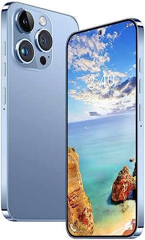 xixaomiro i14Pro Max Téléphone portable 5G débloqué Android, 8 Go de RAM, 512 Go de ROM, 1 To extensible, écran FHD de 6,8", batterie de 6000 mAh, double carte SIM, appareil photo 48 + 13 MP (bleu)
 Fiche Technique et Prix au Maroc