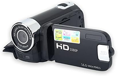 FOSA Caméscope, caméscope vidéo numérique portable, caméra pratique Full HD, rotation à 270 °, 1080P 16X, caméscope numérique haute définition, caméra vidéo DV, idéal pour les enfants (noir)
 Fiche Technique et Prix au Maroc