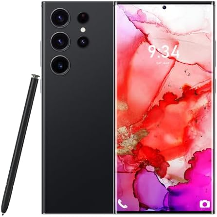 A SLICE RED I23 Téléphone portable ultra débloqué, longue durée de vie de la batterie, écran HD de 6,82", smartphone Android 13, 6 + 256 Go, avec carte mémoire de 128 Go, verrouillage par empreinte digitale/identification faciale/GPS (noir)
 Fiche Technique et Prix au Maroc