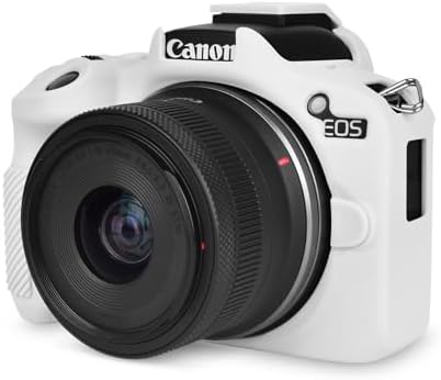 Rieibi EOSR50 EOS R50 Coque de protection en silicone souple pour appareil photo Canon EOS R50 EOSR50 Vlogging, étui léger pour appareil photo EOS R50 Grip Cover Body Skin – Blanc
 Fiche Technique et Prix au Maroc