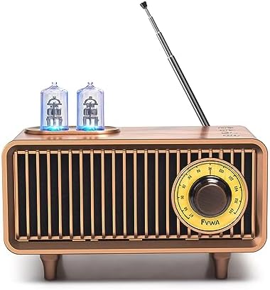 COLSUR Radio Portable Haut-parleurs Bluetooth Faits à la Main Rétro en Bois Bluetooth avec Caisson de Basses Super Graves avec Radio FM Prise D’entrée Audio
 Avis, Fiche Technique et Prix au Maroc