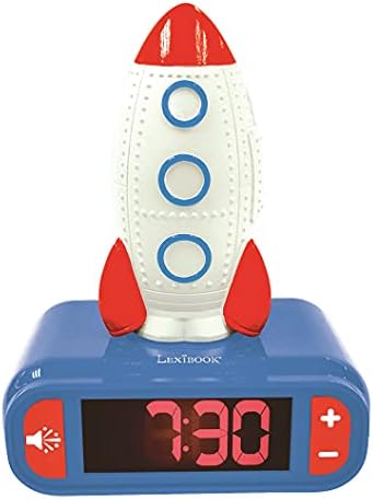 Lexibook - Réveil numérique Rocket pour enfants avec veilleuse Snooze, horloge pour enfants, fusée lumineuse, couleur bleue - RL800SPC
 Avis, Fiche Technique et Prix au Maroc