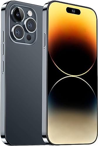 Téléphone débloqué SANSHREUNI A14 Pro Max, 6+256 Go Android 13 Smartphone débloqué, écran FHD+ 6,82" 120 Hz, processeur Octa-Core, appareil photo 64 MP, batterie 6800 mAh, double SIM, Face ID/GPS/OTG 5G (noir)
 Fiche Technique et Prix au Maroc