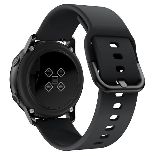 Bracelet 20mm Noir pour Samsung Galaxy Watch Active / Active 2 40mm
 Fiche Technique et Prix au Maroc