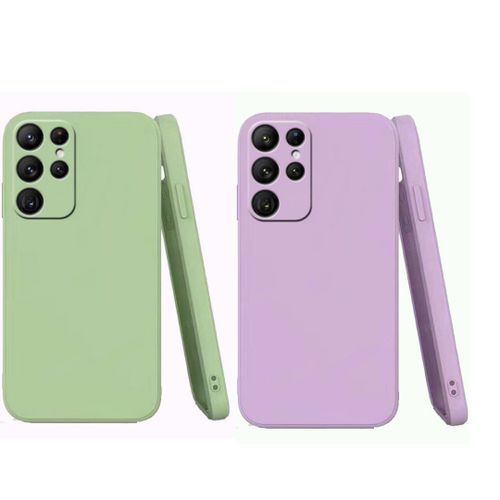 Case 2 Pochette pour Samsung Galaxy s23 Ultra 4G souple  Vert et Mauve
 Fiche Technique et Prix au Maroc