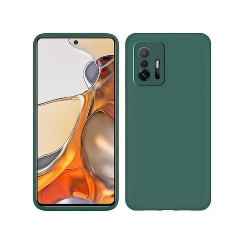 Case Coque Silicone Soft pour Xiaomi 11T / 11T Pro : Vert
 Fiche Technique et Prix au Maroc