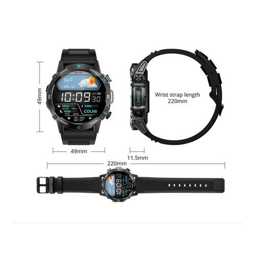 Colmi Smartwatch M42 pour hommes et femmes, AMOLED 1.43,appel vocal, résistance d'eau
 Fiche Technique et Prix au Maroc