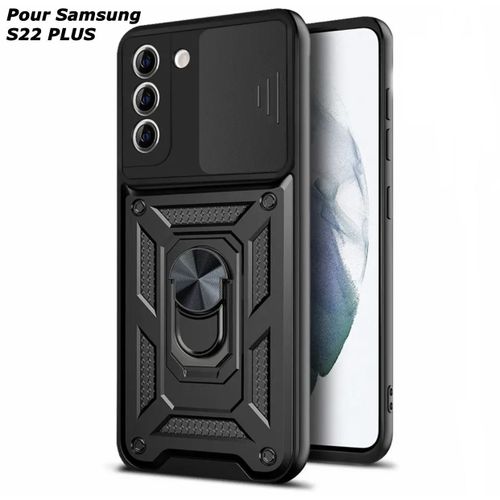 Coque antichoc pour Samsung S22 PLUS avec lentille de protection
 Fiche Technique et Prix au Maroc