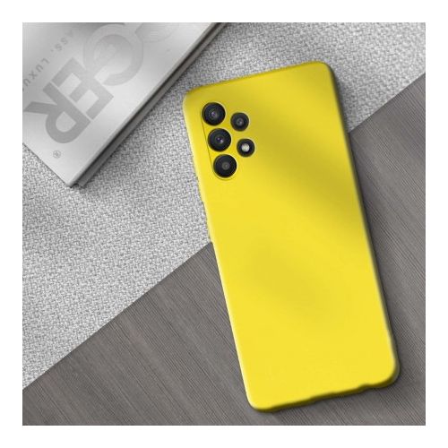 Cover Pochette Samsung A52s souple haut Qualité Jaune
 Fiche Technique et Prix au Maroc