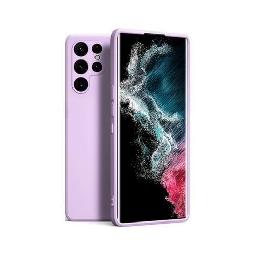 Fashion Case Pochette liquide pour Samsung  Galaxy s23 ultra (4G) Mauve pale
 Fiche Technique et Prix au Maroc