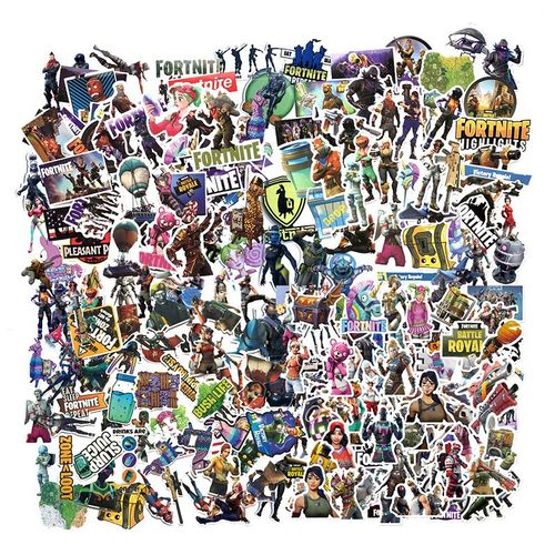 Fortnite – jeux PUBG collection autocollants pour ordinateur portable, Skateboard, casque, bagage
 Fiche Technique et Prix au Maroc
