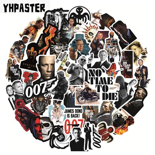 James Bond 007 no Time To Die top Movie, spectre, casino royale, skyfall, Stickers For decoration
 Fiche Technique et Prix au Maroc