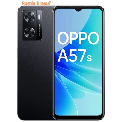 Oppo A57s (4Go+128Go) -Noir -Chargeur NN inclus-Remis a neuf
 Fiche Technique et Prix au Maroc