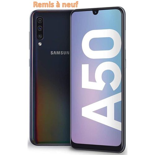 Samsung Galaxy A50 - 128Go\4Go - Ecran 6.4 S.AMOLED - Chargeur NN inclus - Remis a neuf
 Fiche Technique et Prix au Maroc