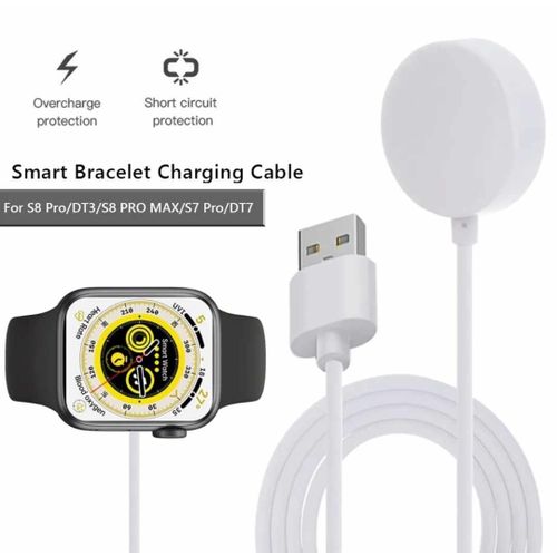 Stations de charge Câble de chargement  pour S8, S9, TS7, TS8 Pro, T500 Pro Max, S8 Ultra, HW9 Ultral Max, X3, X5 Ultral 8 pro Smart watch
 Fiche Technique et Prix au Maroc