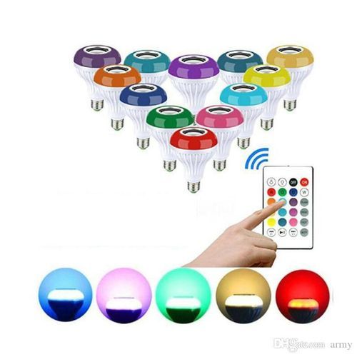 lampe intelligente avec haute-parleur, bluetooth, port USB, télécommande, 13 couleurs changeantes
 Fiche Technique et Prix au Maroc