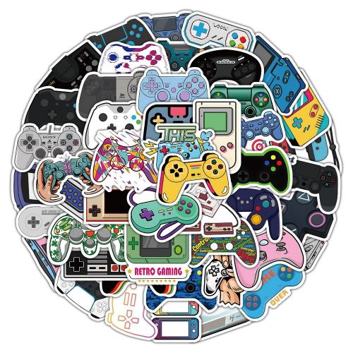 stickers gaming gamer, pour Console de jeu, décoration, bricolage, pour ordinateur LOT/30 pcs
 Fiche Technique et Prix au Maroc